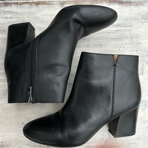 Franco Sarto Leather Boots 9 - Picture 2 of 11